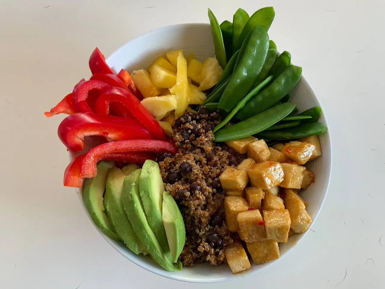 Colourful Mango Quinoa Bowl